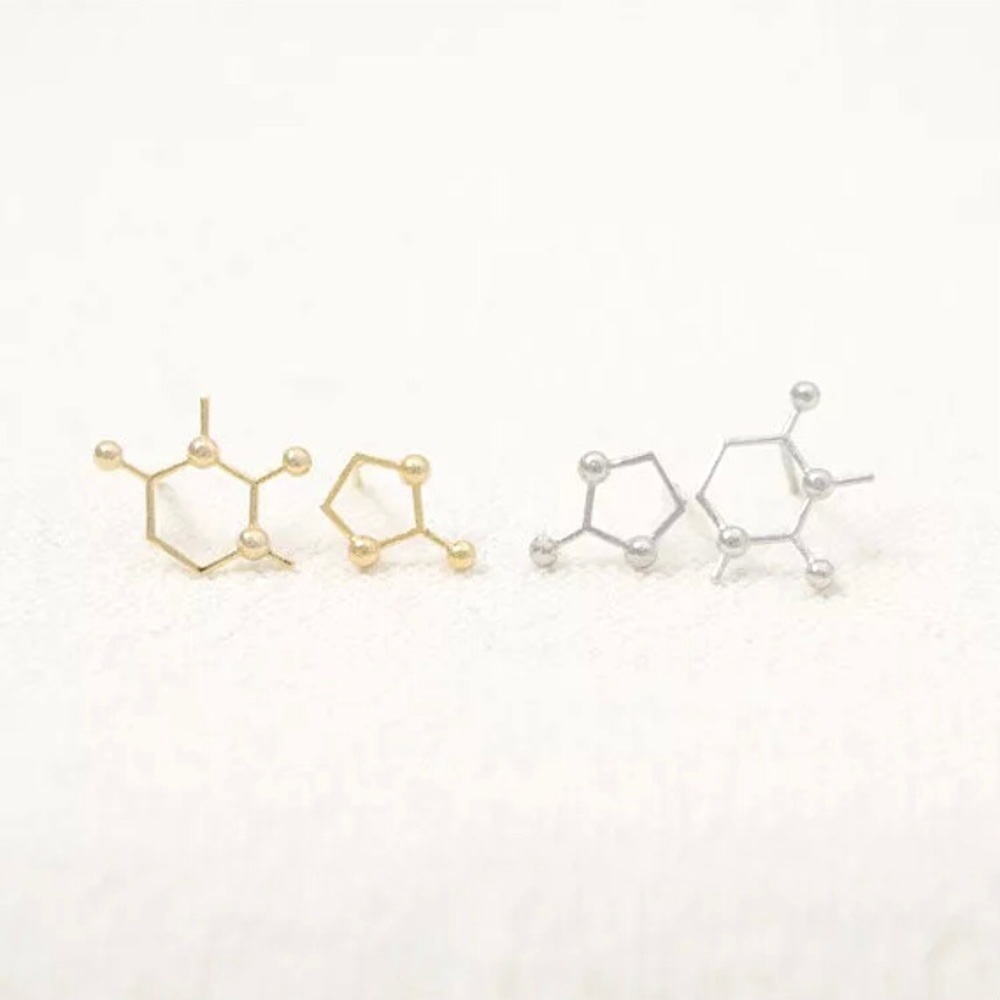 “Espresso Yourself” Coffee Caffeine Molecule Ear - Picture 4 of 8